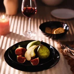 Assiettes À Dessert>Luminarc Assiette à dessert noire 18 cm Apy