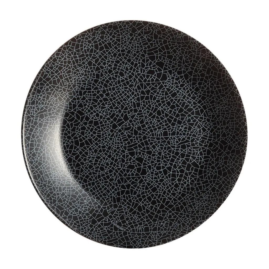 Assiettes À Dessert>Luminarc Assiette à dessert noire 18 cm Zoe