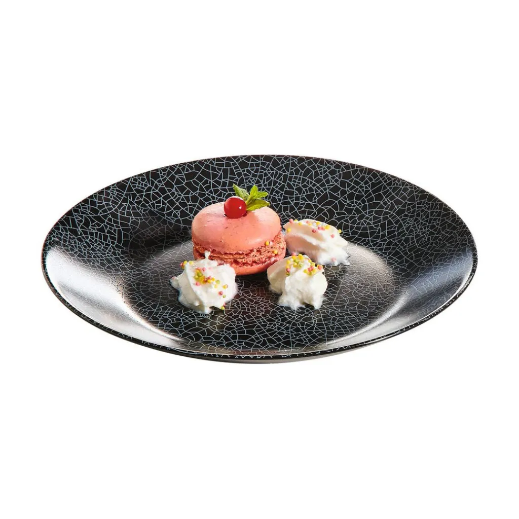 Assiettes À Dessert>Luminarc Assiette à dessert noire 18 cm Zoe