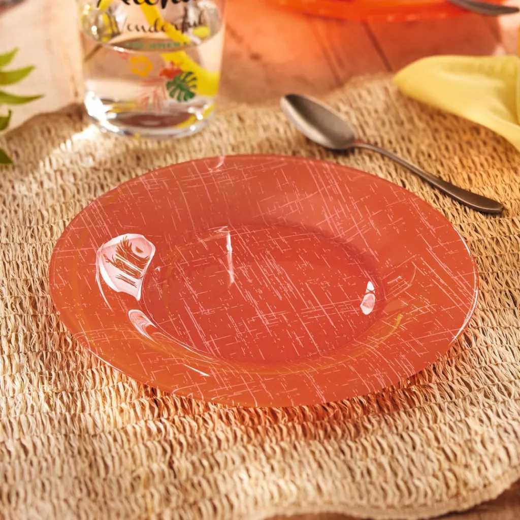 Assiettes À Dessert>Luminarc Assiette à dessert orange 19,5 cm Poppy