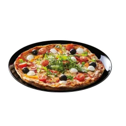 Assiettes Plates>Luminarc Assiette à pizza noire 32 cm Friend's Time