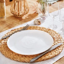 Assiettes Plates>Luminarc Assiette blanche 26 cm Ammonite