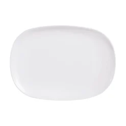 Assiettes Plates>Luminarc Assiette blanche 34,2 x 24,1 cm Sweet Line