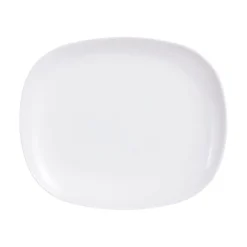 Assiettes Plates>Luminarc Assiette blanche 28,1 x 23,3 cm Sweet Line