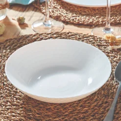 Assiettes Creuses>Luminarc Assiette creuse blanche 20 cm Pampille