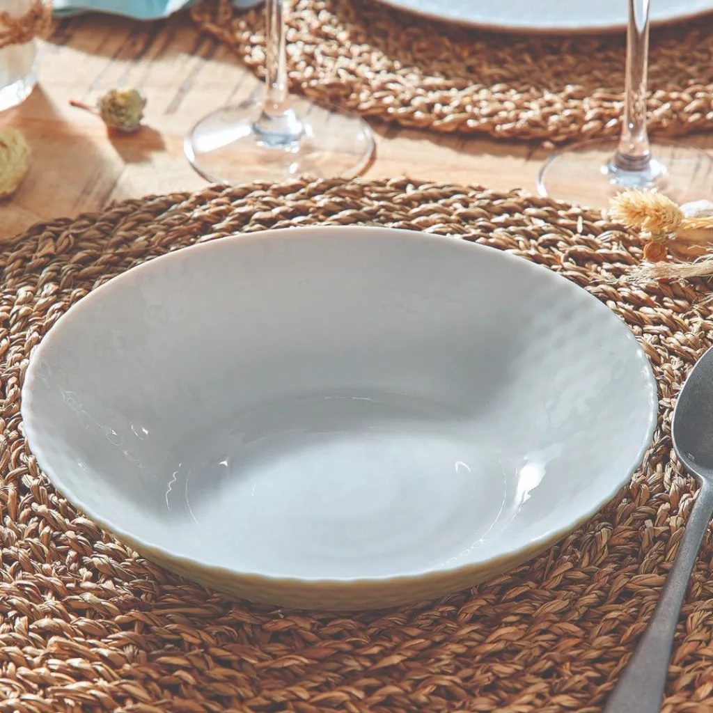 Assiettes Creuses>Luminarc Assiette creuse grise 20 cm Pampille
