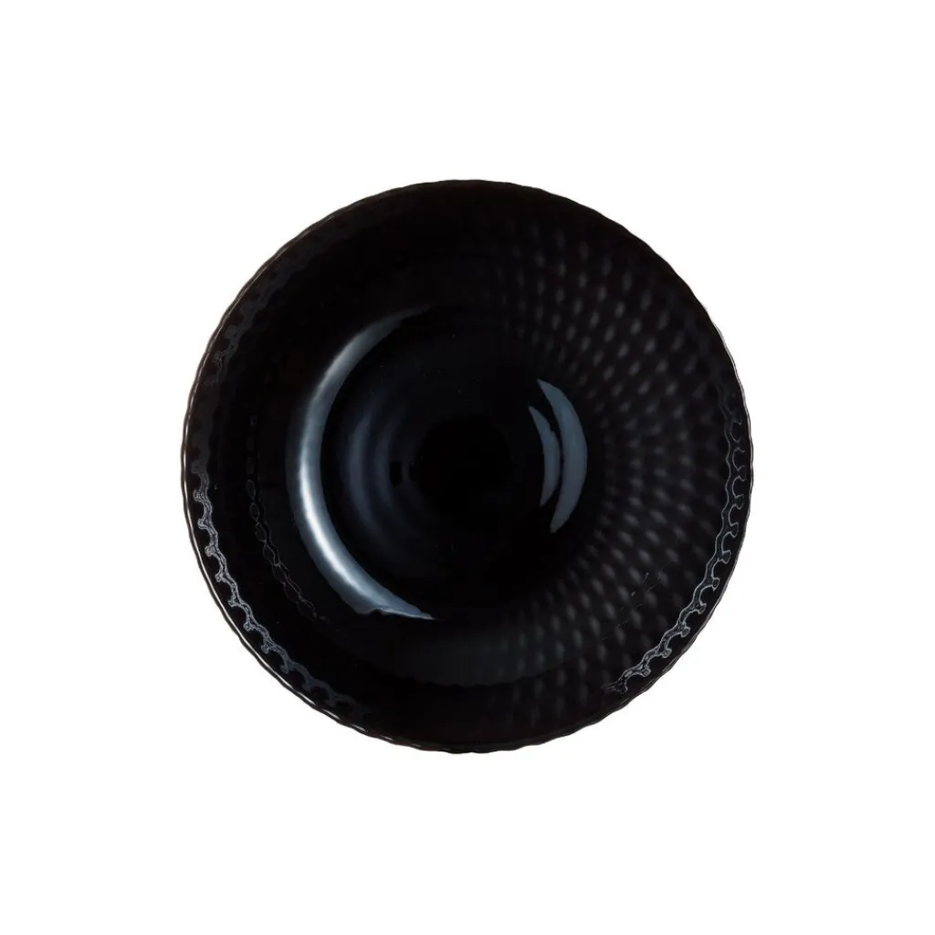 Assiettes Creuses>Luminarc Assiette creuse noire 20 cm Pampille