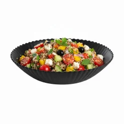 Assiettes Creuses>Luminarc Assiette creuse noire 20 cm Bloom
