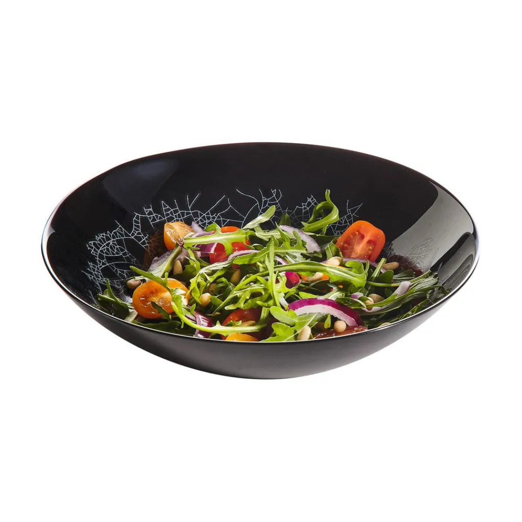 Assiettes Creuses>Luminarc Assiette creuse noire 20 cm Zoe