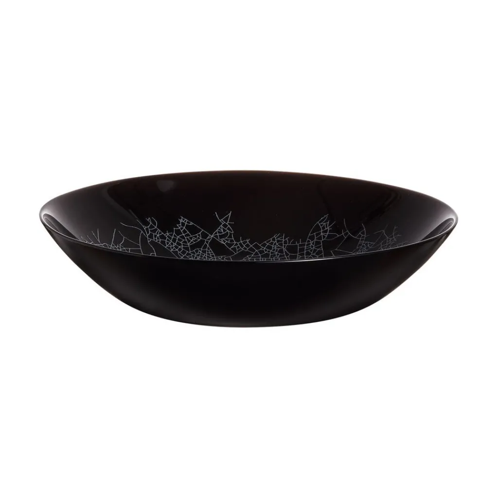 Assiettes Creuses>Luminarc Assiette creuse noire 20 cm Zoe
