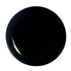 Assiettes À Dessert>Luminarc Assiette dessert noire 19 cm Diwali