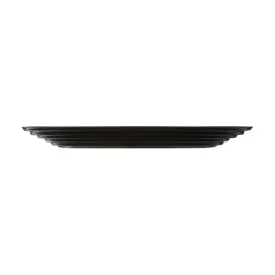 Assiettes Plates>Luminarc Assiette noire 25 cm Harena
