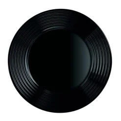 Assiettes Plates>Luminarc Assiette noire 25 cm Harena