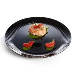Assiettes Plates>Luminarc Assiette plate 25 cm Cottage Noir
