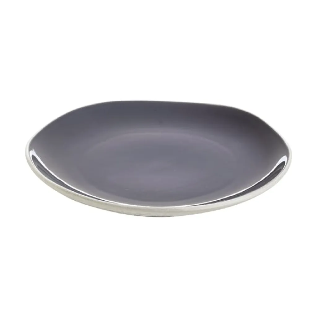 Assiettes Plates>Arcoroc Assiette plate 25,4 cm Rocaleo Gris foncé