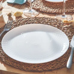 Assiettes Plates>Luminarc Assiette plate blanche 25 cm Pampille