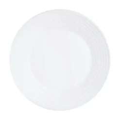 Assiettes Plates>Luminarc Assiette plate blanche 25 cm Harena