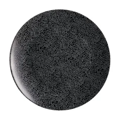 Assiettes Plates>Luminarc Assiette plate noire 25 cm Zoe