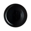 Assiettes Plates>Luminarc Assiette plate noire 25 cm Pampille