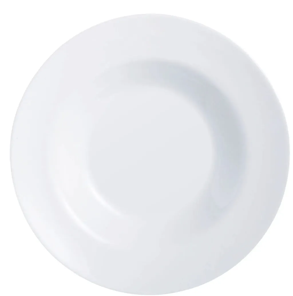 Assiettes Creuses>Luminarc Lot de 6 assiettes à pates Friend's Time blanche