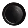 Assiettes Plates>Luminarc Lot de 6 assiettes plates Diana Noire 25cm