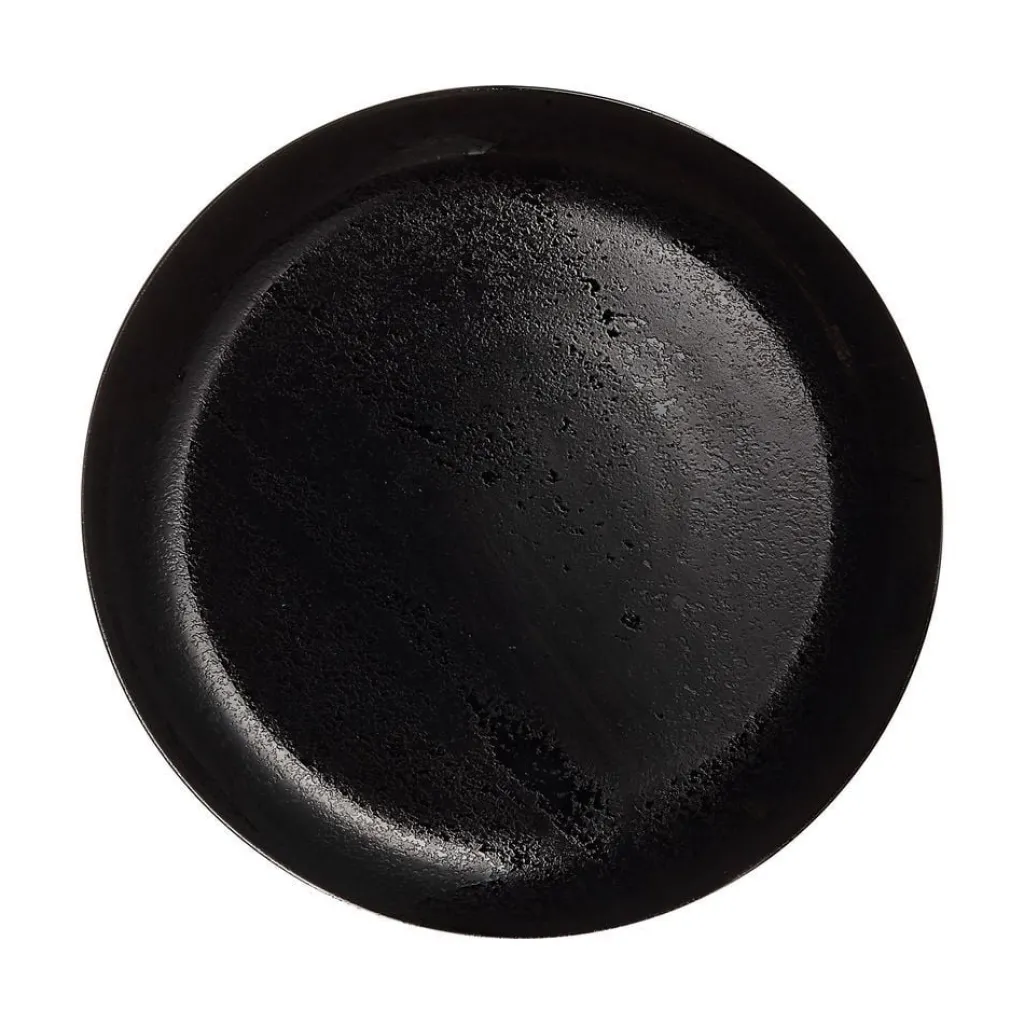 Assiettes Plates>Luminarc Lot de 6 assiettes plates Diana Noire 25cm