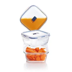 Boîtes De Conservation>Luminarc Lot de 3 boites Pure Box Active carré