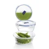 Boîtes De Conservation>Luminarc Lot de 3 boites Pure Box Active rond