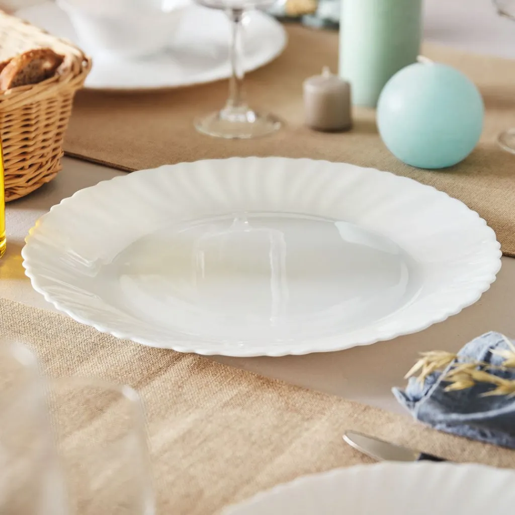Plats>Luminarc Plat blanc 30 cm Feston