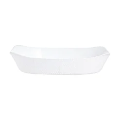 Plats À Four>Luminarc Plat de cuisson blanc 34 x 25 cm Smart Cuisine Wavy