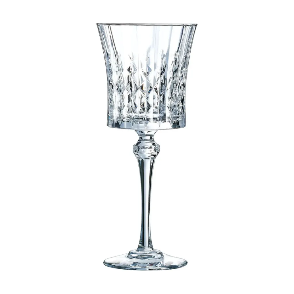 Verres À Vin Rosé|Verres À Vin Blanc>Cristal d'Arques Verre à pied 27 cl Lady Diamond