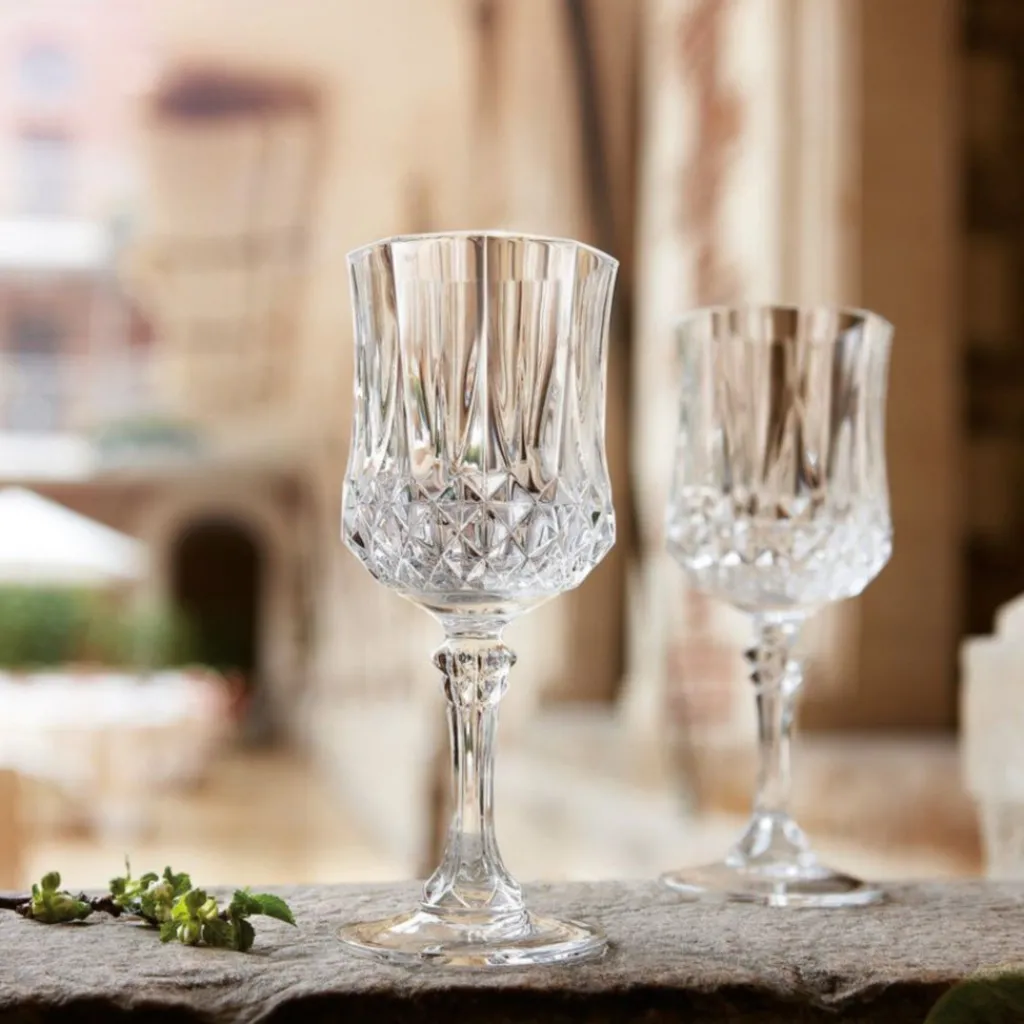Verres À Vin Rosé|Verres À Vin Blanc>Cristal d'Arques Verre à pied 25 cl Longchamp
