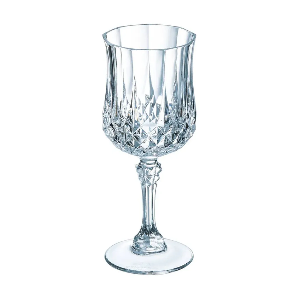 Verres À Vin Rosé|Verres À Vin Blanc>Cristal d'Arques Verre à pied 25 cl Longchamp